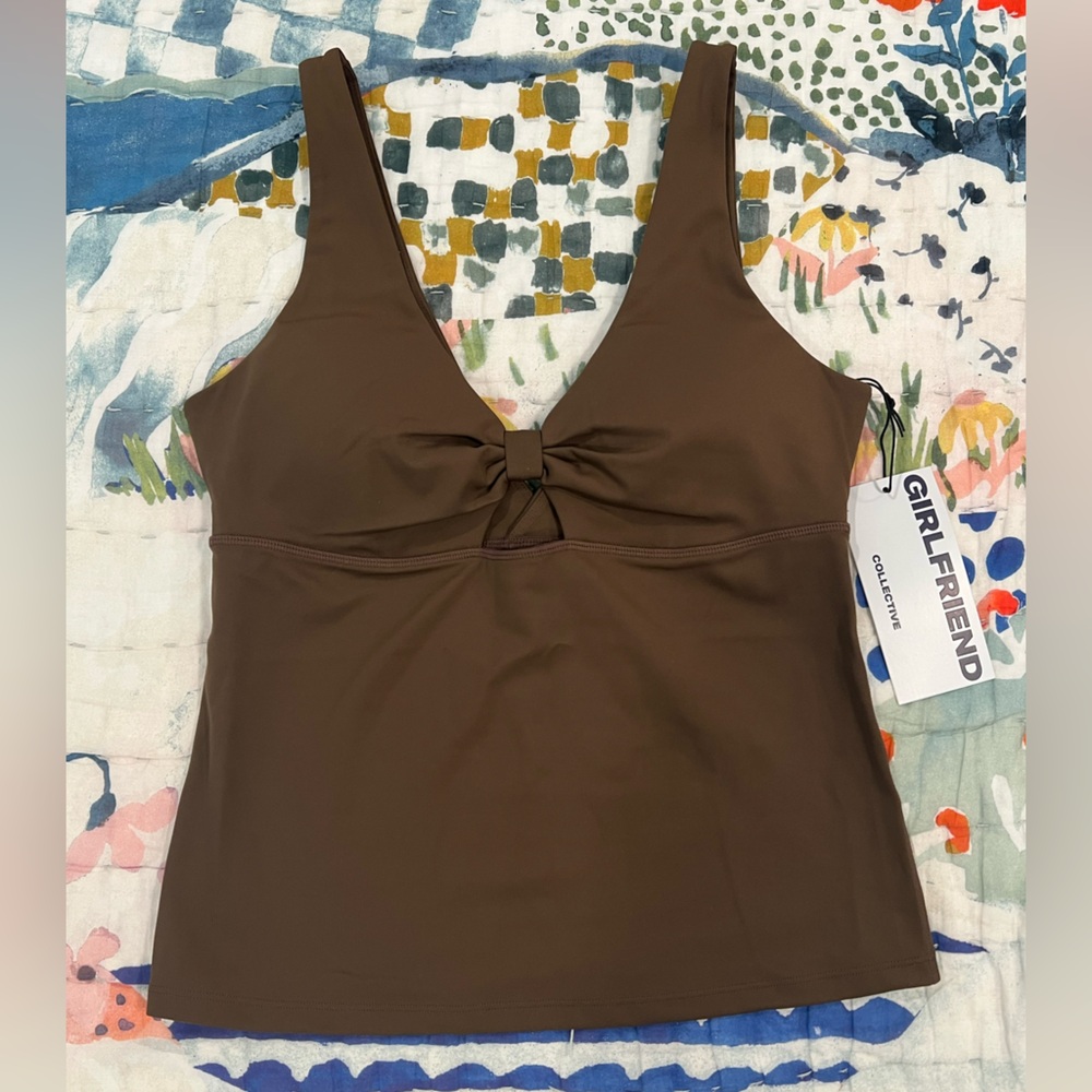 Girlfriend Collective Brown Tank Top